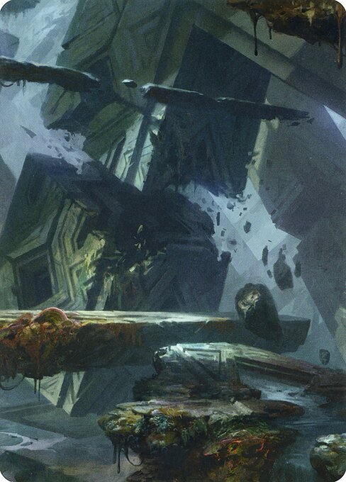 Swamp // Swamp from Zendikar Rising Art Series