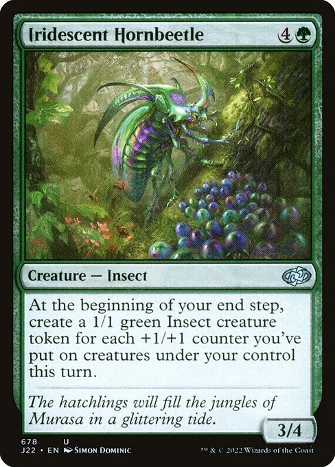 Iridescent Hornbeetle highlighted card art