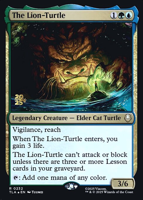 The Lion-Turtle from Avatar: The Last Airbender Promos