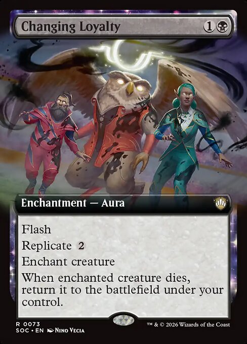 Changing Loyalty from Secrets of Strixhaven Commander