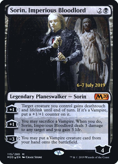 Sorin, Imperious Bloodlord from Core Set 2020 Promos