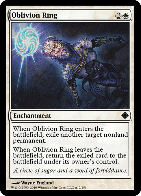 Oblivion Ring from Magic Online Theme Decks