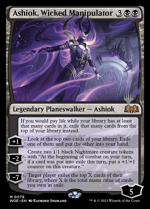 Ashiok, Wicked Manipulator highlighted card art