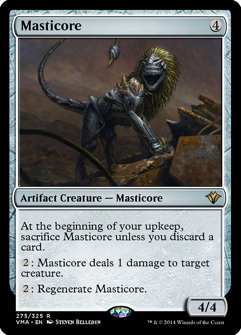 Masticore highlighted card art