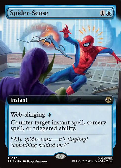 Spider-Sense highlighted card art