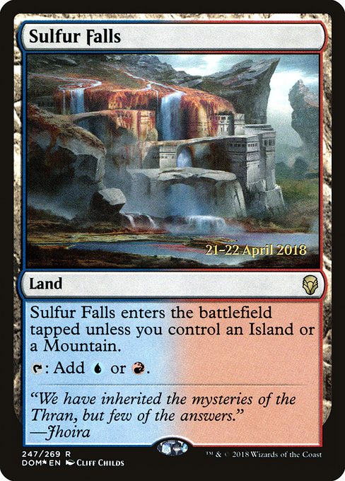Sulfur Falls from Dominaria Promos