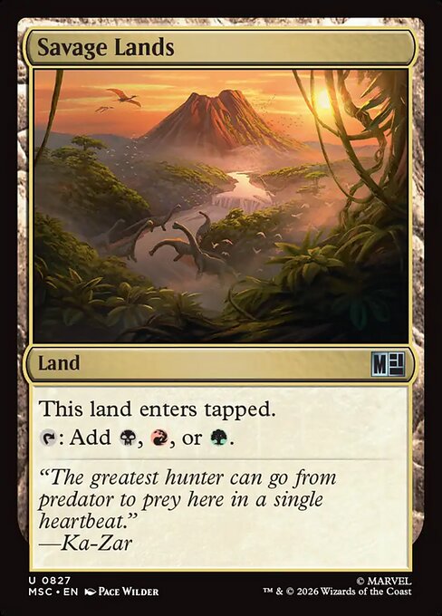 Savage Lands from Marvel Super Heroes Commander