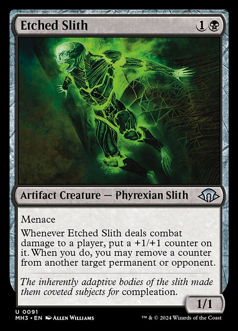 Etched Slith highlighted card art