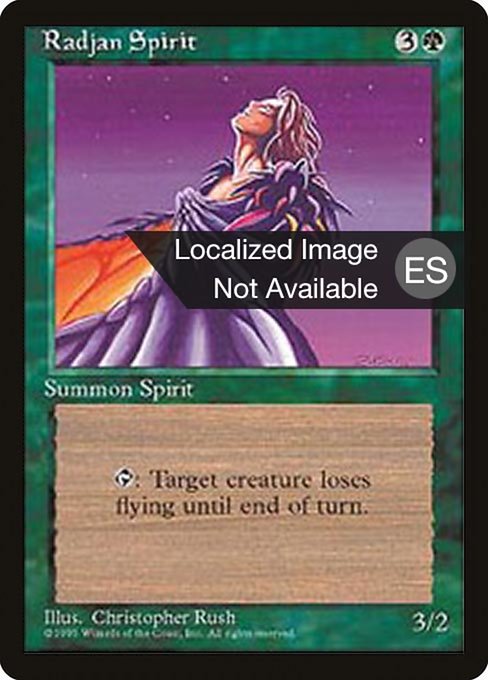 Radjan Spirit from Fourth Edition Foreign Black Border