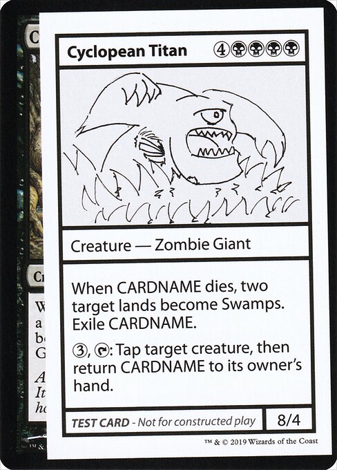 Cyclopean Titan highlighted card art
