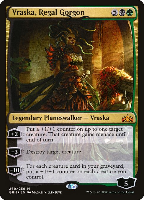Vraska, Regal Gorgon highlighted card art
