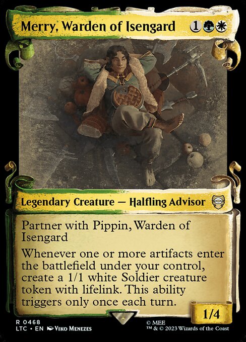 Merry, Warden of Isengard highlighted card art