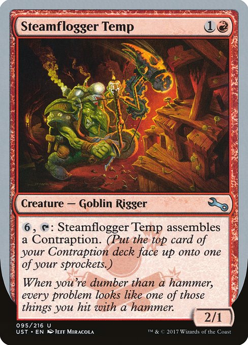 Steamflogger Temp highlighted card art