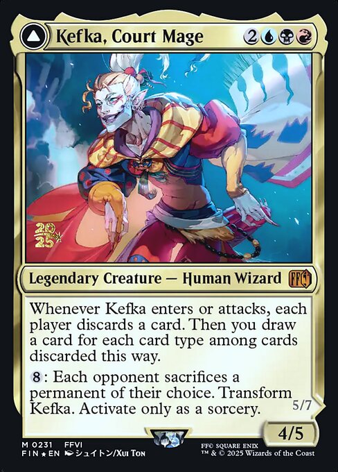 Kefka, Court Mage // Kefka, Ruler of Ruin from Final Fantasy Promos