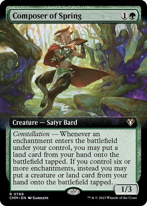 Composer of Spring highlighted card art