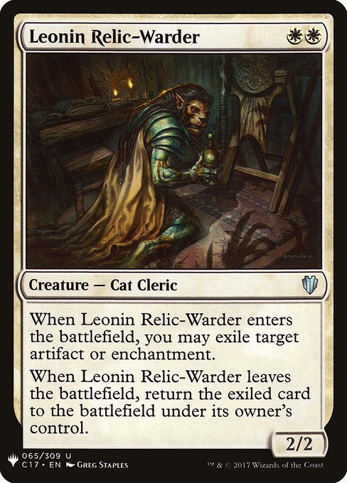 Leonin Relic-Warder from The List