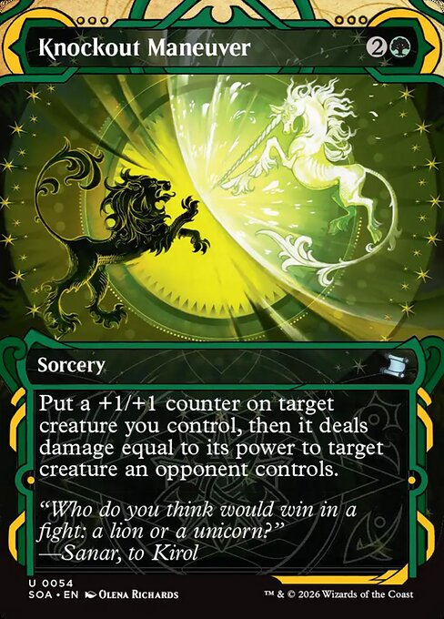 Knockout Maneuver highlighted card art