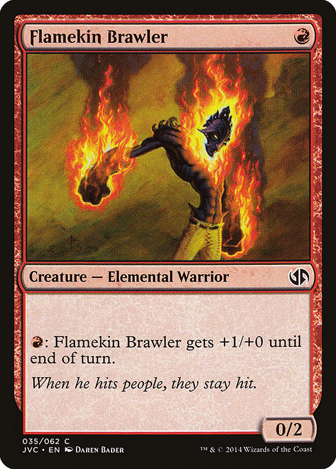 Flamekin Brawler highlighted card art