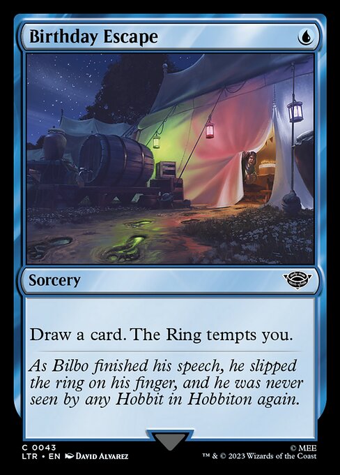 Birthday Escape from The Lord of the Rings: Tales of Middle-earth