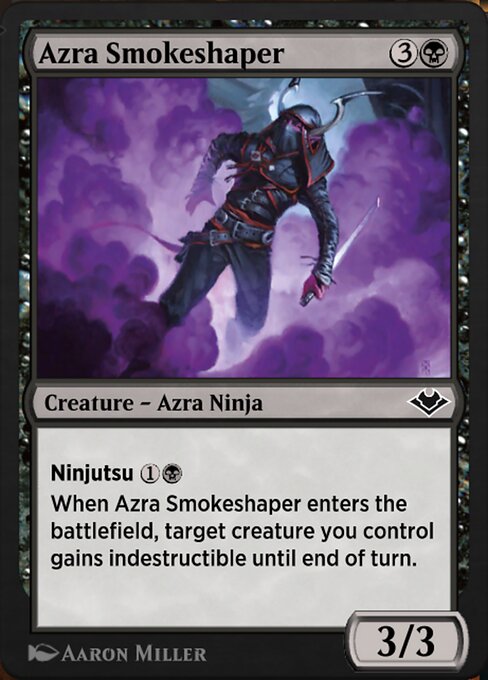 Azra Smokeshaper highlighted card art