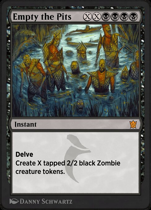 Empty the Pits highlighted card art