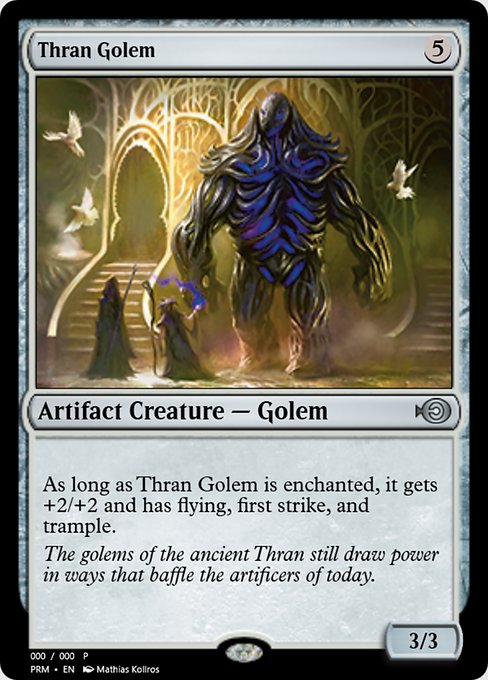 Thran Golem from Magic Online Promos