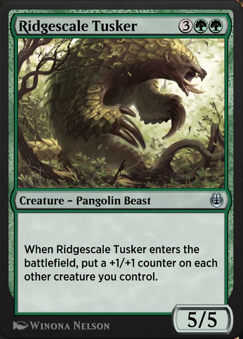 Ridgescale Tusker highlighted card art