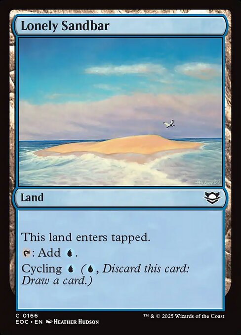 Lonely Sandbar from Edge of Eternities Commander