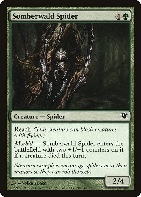 Somberwald Spider highlighted card art