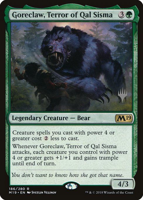 Goreclaw, Terror of Qal Sisma from Core Set 2019 Promos