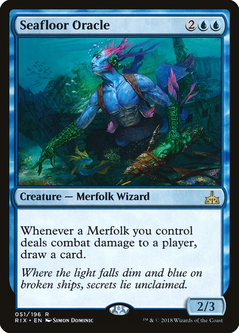 Seafloor Oracle from Rivals of Ixalan