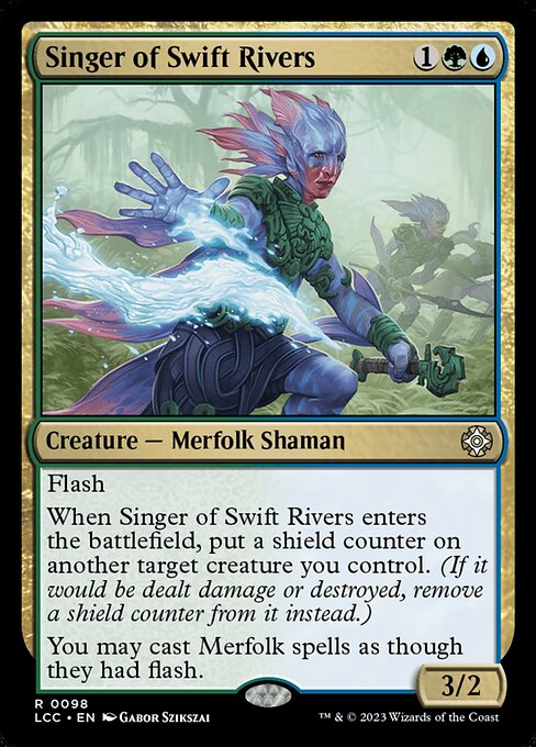 Singer of Swift Rivers highlighted card art