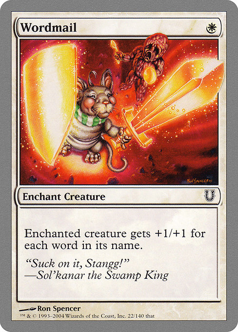 Wordmail highlighted card art