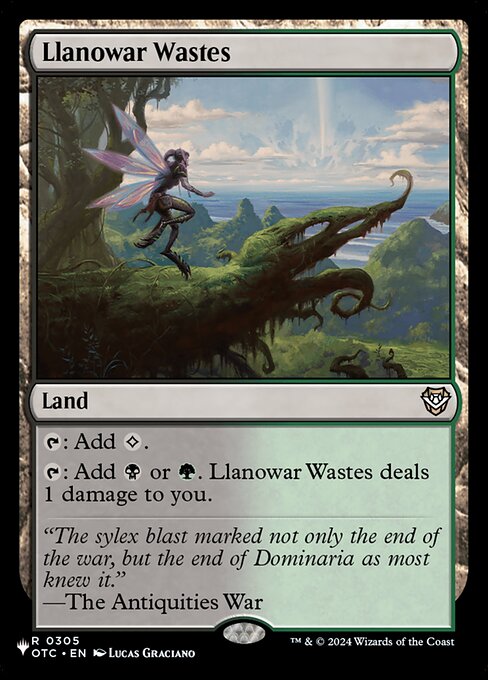 Llanowar Wastes from The List