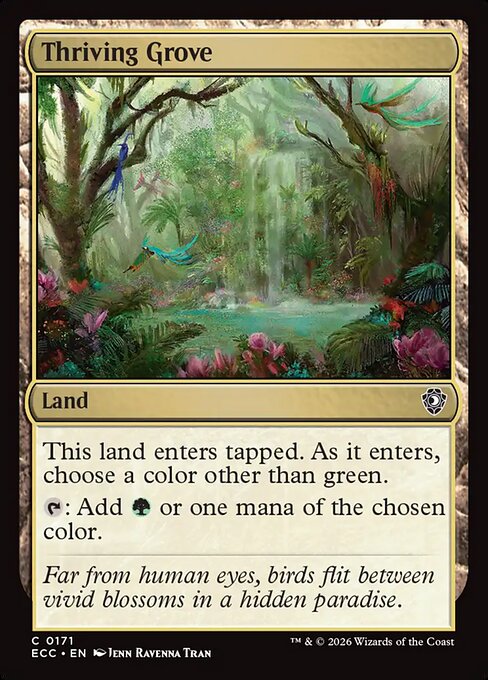 Thriving Grove from Lorwyn Eclipsed Commander