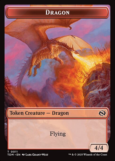 Dragon highlighted card art