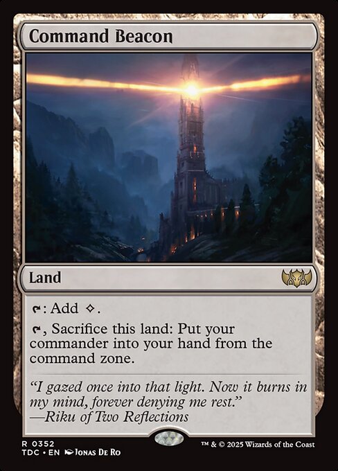 Command Beacon from Tarkir: Dragonstorm Commander