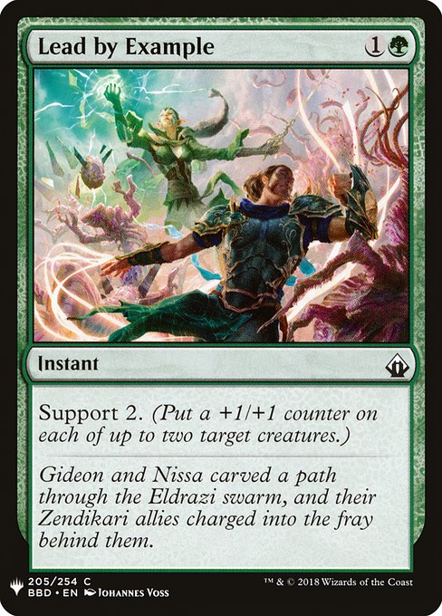 Lead by Example highlighted card art