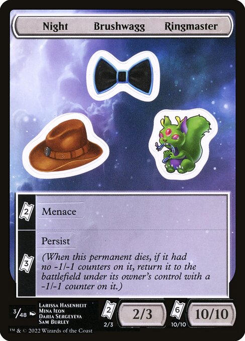 Night Brushwagg Ringmaster highlighted card art