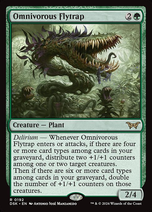 Omnivorous Flytrap highlighted card art