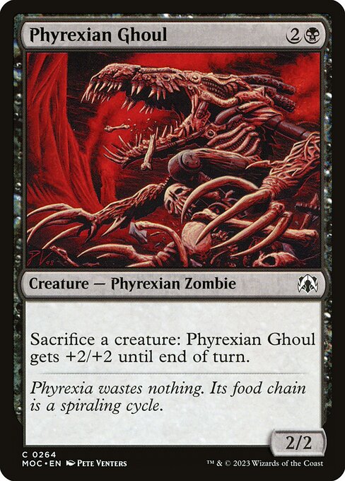 Phyrexian Ghoul highlighted card art