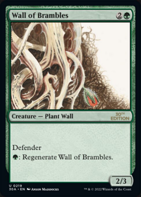 Wall of Brambles highlighted card art