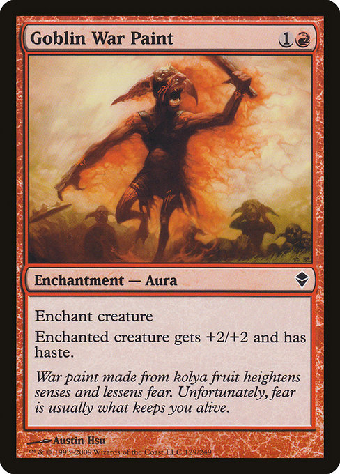 Goblin War Paint from Zendikar