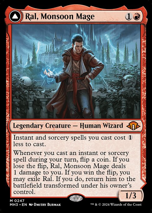 Ral, Monsoon Mage // Ral, Leyline Prodigy from Modern Horizons 3