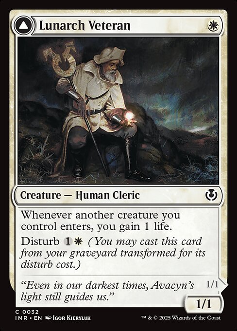 Lunarch Veteran // Luminous Phantom from Innistrad Remastered