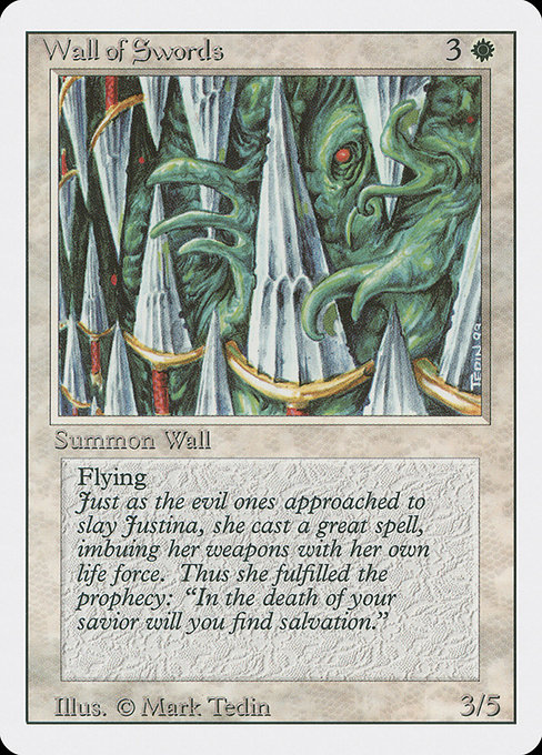 Wall of Swords from Revised Edition