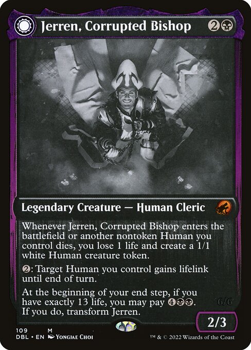 Jerren, Corrupted Bishop // Ormendahl, the Corrupter from Innistrad: Double Feature