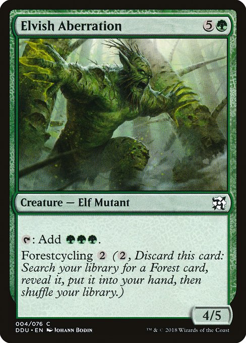 Elvish Aberration from Duel Decks: Elves vs. Inventors