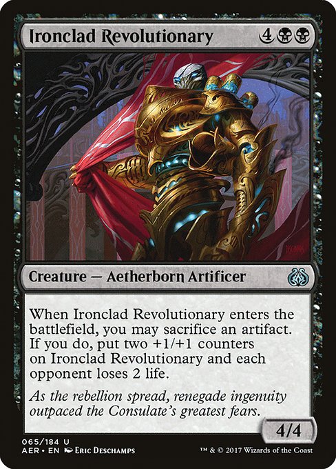 Ironclad Revolutionary highlighted card art