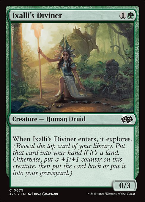 Ixalli's Diviner highlighted card art